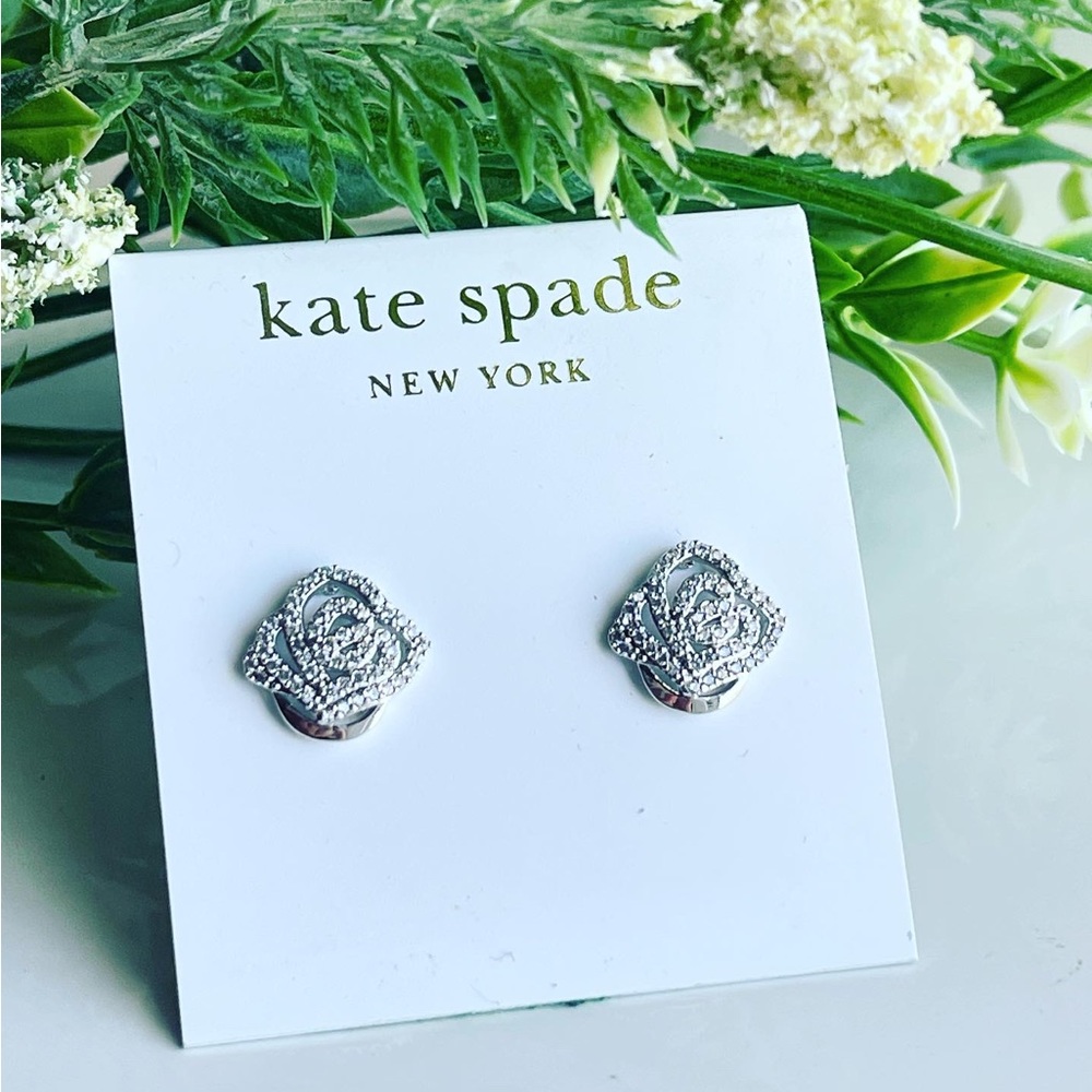 Kate Spade crystal stud earrings - Picture 1 of 6